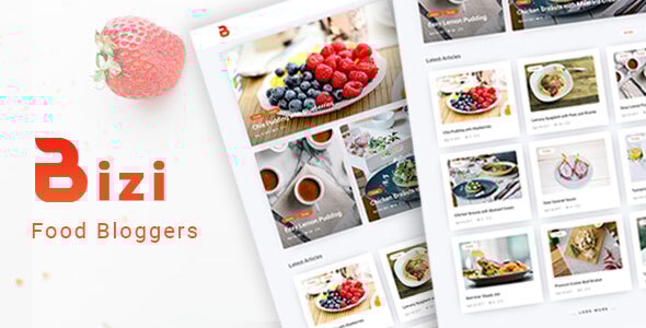 Bizi 0.0 - A WordPress Theme for Food Bloggers