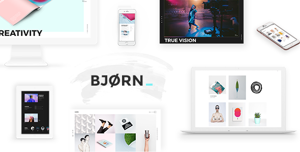 Bjorn 1.6 - Creative Agency & Freelancer Portfolio WordPress Theme
