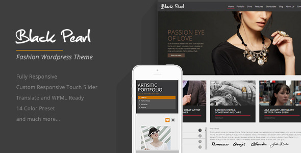 Black Pearl 1.6 - Responsive Fashion WordPress Theme