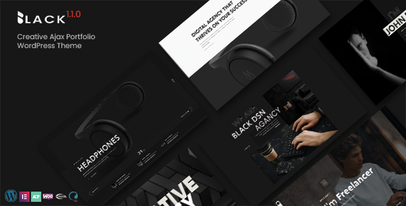 Blackdsn 1.1.5 - Creative Ajax Portfolio WordPress Theme