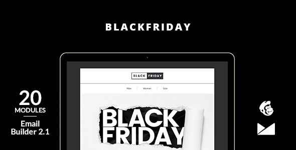 BlackFriday Email Template  Online Builder 2.1