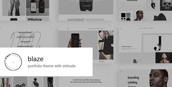 Blaze 1.6 - Portfolio WordPress Theme