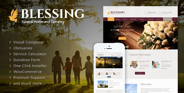 Blessing 3.2.14 - Funeral Home Services & Cremation Parlor WordPress Theme