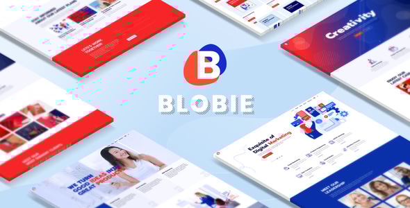 Blobie 1.8 - Multiconcept Creative WordPress Theme