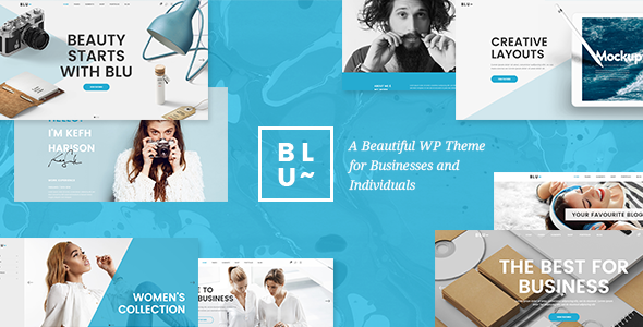 Blu 2.0 - Beautiful Agency and Business WordPress Theme