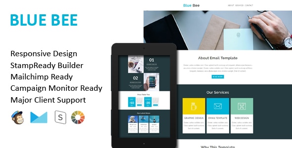 BLUE BEE - Multipurpose Responsive Email Template