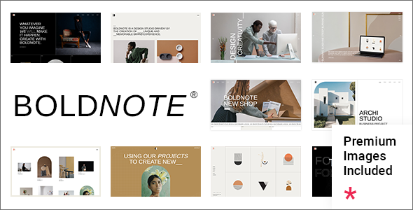 Boldnote 1.2 - Portfolio WordPress Theme