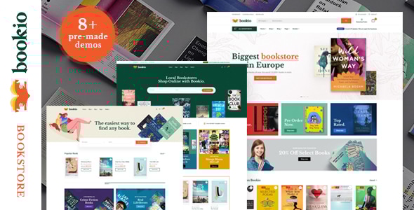 Bookio  Book Store WooCommerce WordPress Theme