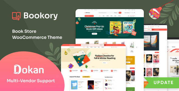 Bookory 10.2.1 - Book Store WooCommerce Theme