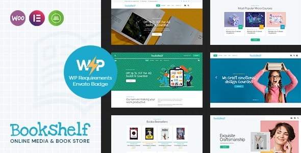 Bookshelf 2.26 - Books & Media Online Store WordPress Theme
