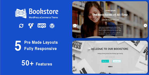 Bookstore 1.2.3 - Responsive WordPress Theme