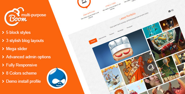 Boom 2.5 - Multi-Purpose Drupal Theme