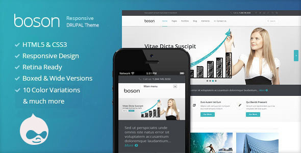 Boson 1.11 - Responsive Multi-Purpose Drupal theme