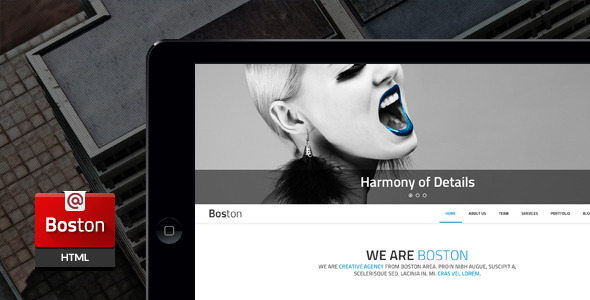 Boston 2.2 - Corporate Parallax HTML Template