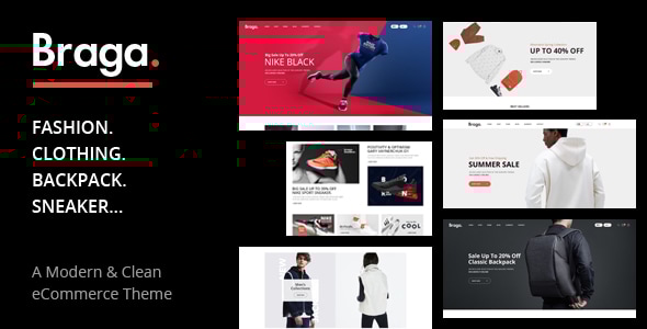 Braga 1.0.8 - Fashion Theme for WooCommerce WordPress