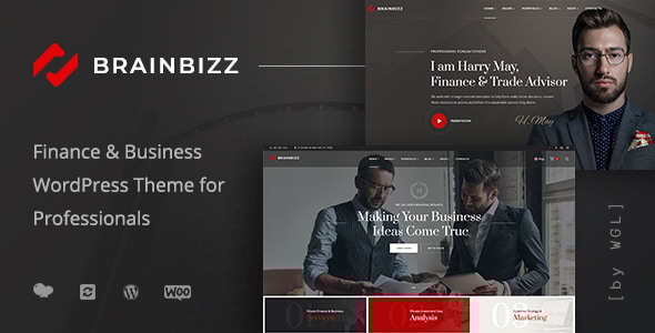 BrainBizz 1.3.8 - Finance & Business WordPress Theme
