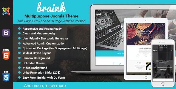 Braink 1.0 - Responsive Multi-Purpose Joomla Template