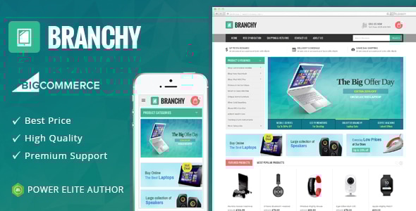 Branchy - Multipurpose Stencil BigCommerce Theme
