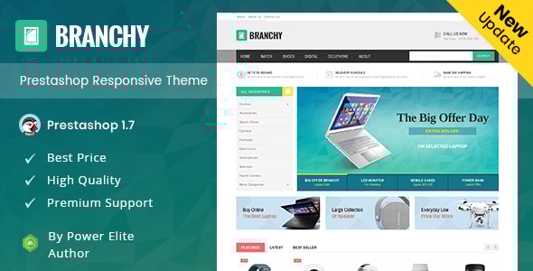 Branchy 1.7.8.2 - Prestashop Responsive Theme
