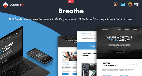 Breathe 2.0 - Responsive Email  Online Builder