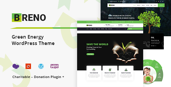 Breno 3.0 - Green Energy WordPress Theme