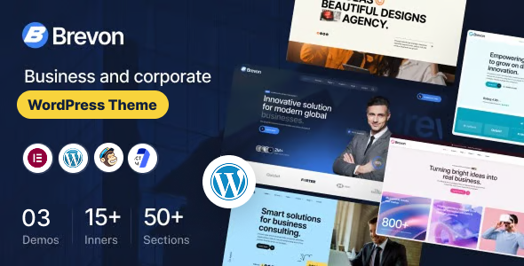 Brevon  Business Consulting WordPress Theme