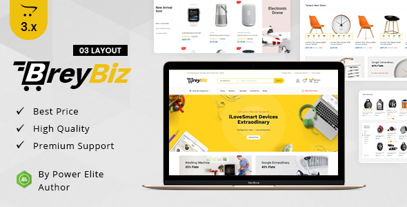 BreyBiz 3.0.2 - Multipurpose OpenCart 3 Theme