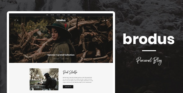 Brodus 1.6 - Personal Blog WordPress Theme