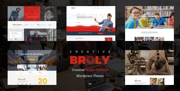 Broly 1.4.0 - Creative Multi-Concept WordPress Theme