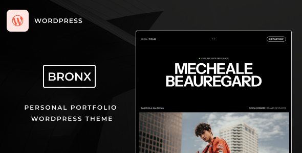 Bronx  Portfolio Theme