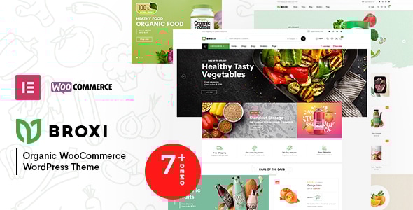 Broxi  Organic & Food WooCommerce WordPress Theme