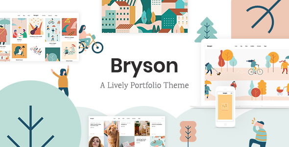 Bryson 1.3 - Illustration and Design Portfolio WordPress Theme