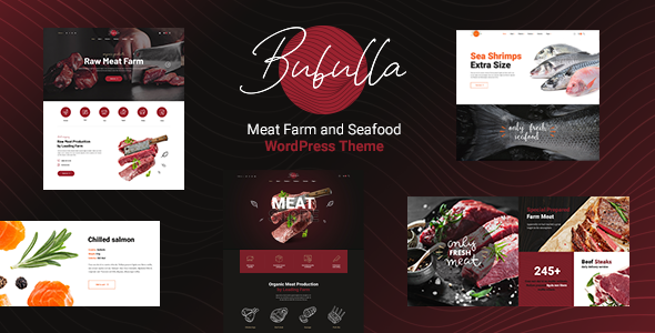 Bubulla - Meat Farm Butcher & Seafood Store WordPress Theme