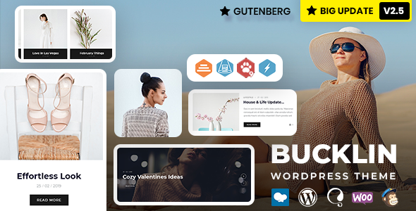 Bucklin 0.0 - Creative Personal Blog WordPress Theme