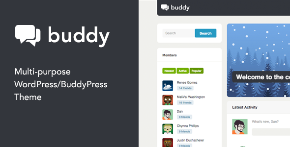 Buddy 7 Simple WordPress & BuddyPress Theme