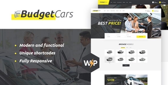 Budget 1.2.13 - Cars  Car Hire & Rental Leasing WordPress Theme  Store