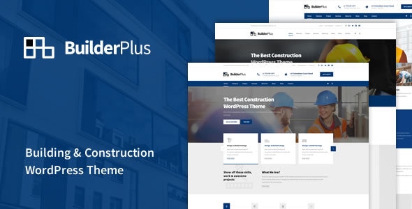 BuilderPlus 2.2 - Building & Construction WordPress Theme