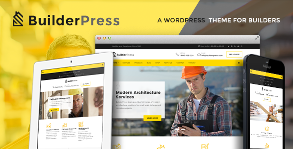 BuilderPress 6.2 - Construction and Architecture WordPress Theme