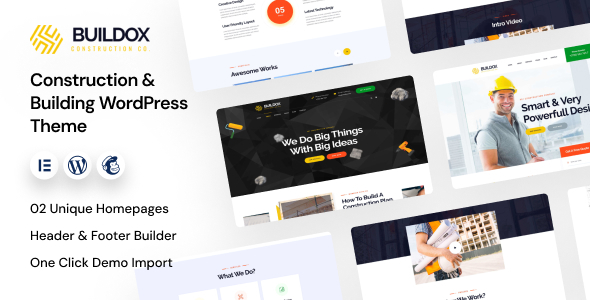 Buildox 2.0.2 - Construction and Building WordPress Theme