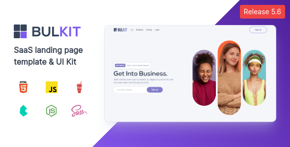 Bulkit 5.7.2 Saas Landing Pages