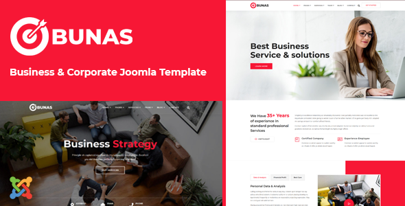 Bunas -  Multipurpose Business and Corporate Joomla Template