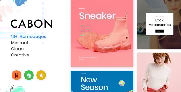 Cabon - Minimal Clean Multiple Shopify Theme