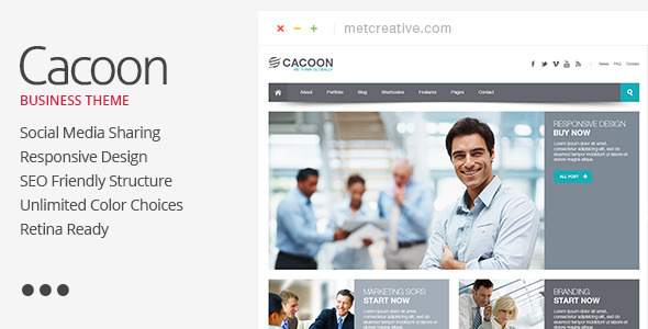 Cacoon 2.1 - Responsive Business Theme