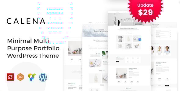 Calena 2.4 - Minimal Multi-Purpose Portfolio WordPress Theme