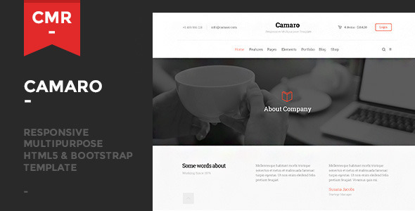 Camaro 1.2 - Responsive Multipurpose Template