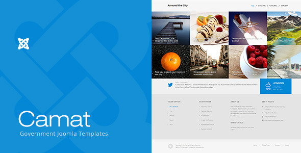 Camat - Government Joomla Templates