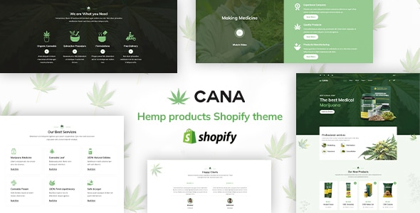 Cana 1.2 - Medical Marijuana Shopify Theme