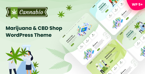 Cannabio 2.09 - Marijuana and Cannabis WordPress Theme