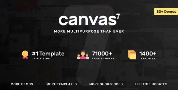 Canvas 7.3.1 The Multi-Purpose HTML5 Template