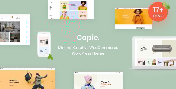 Capie 1.0.55 - Minimal Creative WooCommerce WordPress Theme